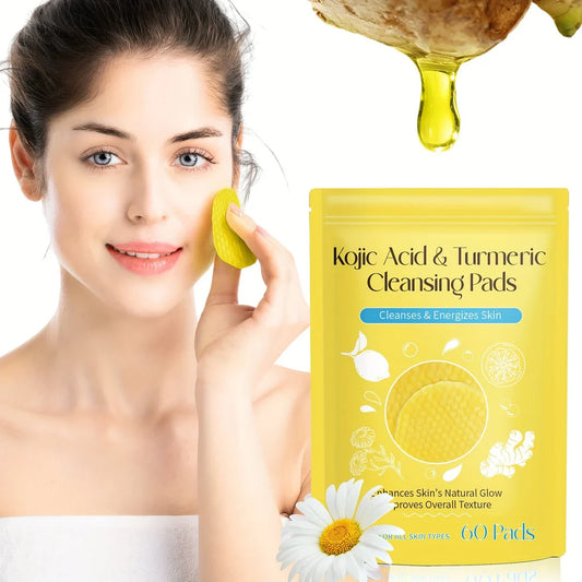 Kojic Acid & Turmeric Facial Cleansing Pads